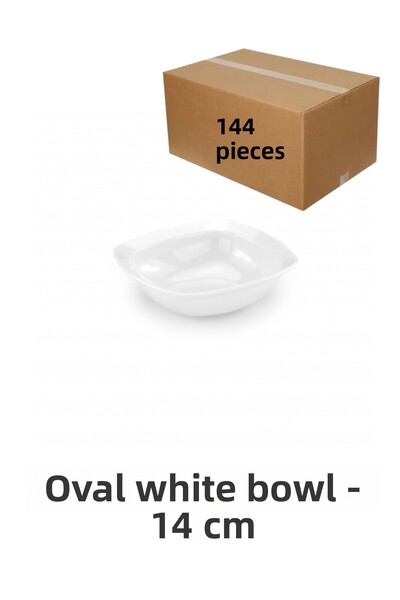 BARITCIOGLU وعاء ميلامين بيضاوي 14 سم 144 قطعة