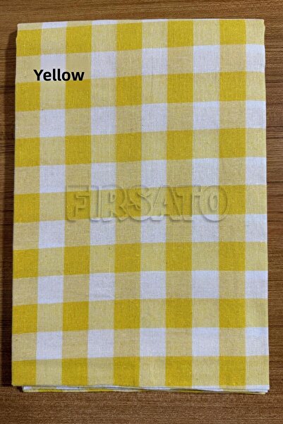 Fırsato Colorful Square Patterned Tablecloth 160X220Cm