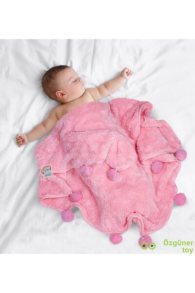 Özgüner Oyuncak Pabtex Pompom Baby/Child Blanket