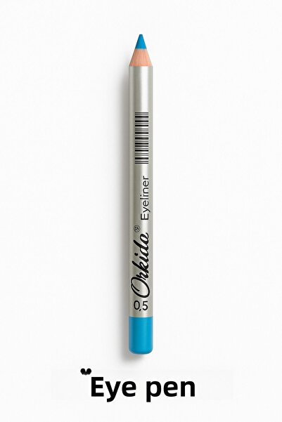 Orkide قلم تحديد العيون المقاوم للماء باللون الأزرق المائي رقم: 126-مكياج يدو...