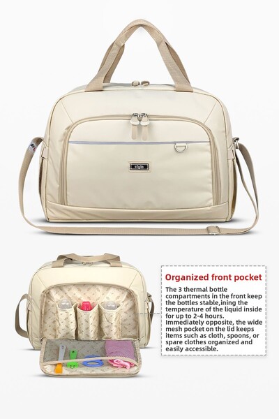 Stylo Urban X Pro Mother Baby Care Women's Bag and Newborn Bag-Beige