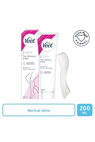 Veet Pure Depilatory Cream Leg and Body Area 200 ml
