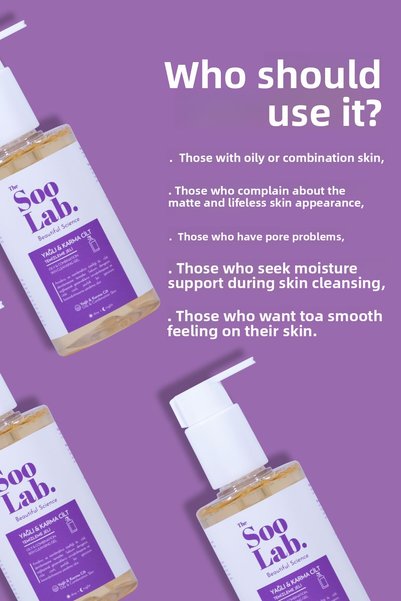 The Soo Lab Cleansing Gel for Oily and Combination Skin |   Allantoin, Salicylic Acid, Zinc Pca, Centella |   200ml