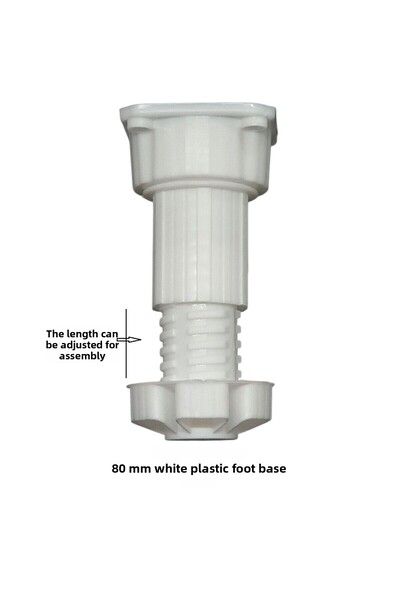 Adilon Picior de bază din plastic 8 cm