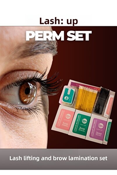 HD Eyelash Lifting and Eyebrow Lamination Kit (40 Applications)