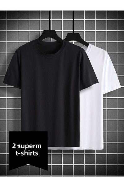 JustBS Ανδρικό μπλουζάκι νέας σεζόν 2 τεμαχίων