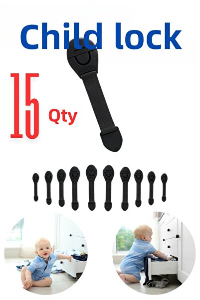 Abuy 15 Pieces Baby Child Safety Cabinet And Drawer Lock