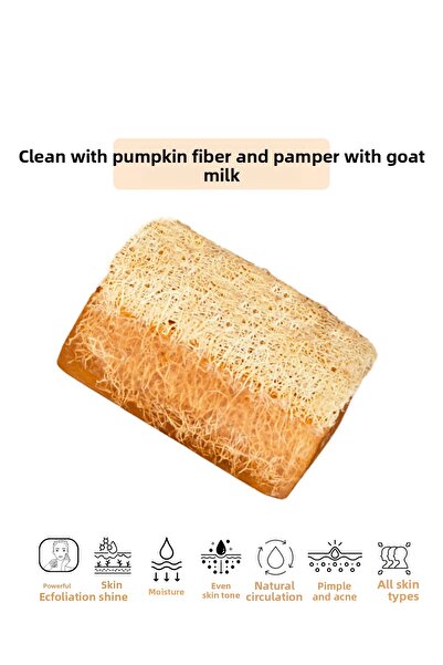 ilaslan international صابون حليب الماعز بخلاصة اليقطين مضاد للرؤوس السوداء وا...