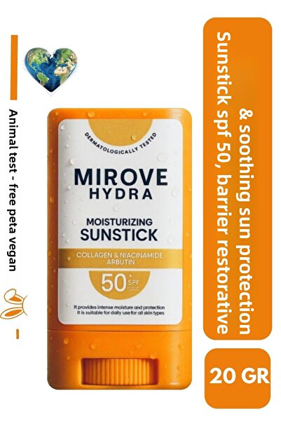 mırove Mirove Hydra Sunstick 50+Spf Sunscreen