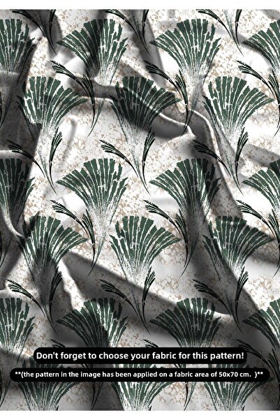 DESENİX Natural Inspired Digital Printing Fabric |   150X100Cm |   4 Color Op...