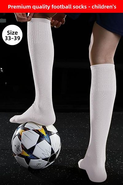 Dore Original 1 Pair Children's Premium Sweat-Absorbent & Breathable Football Match Leggings Astroturf Long Socks 33-39
