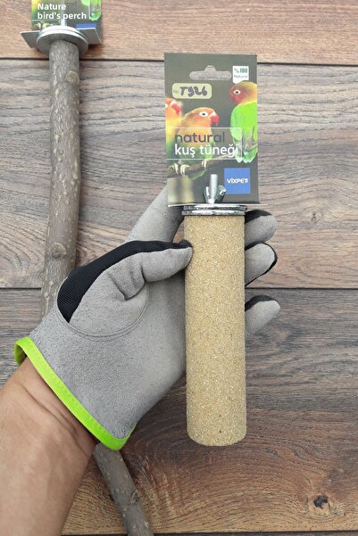 Vixpet Venty 3-Piece Natural Parrot Perch Set + Pedicure Perch |   Sultan, Monk, Lori, Konur, Senegal - M557