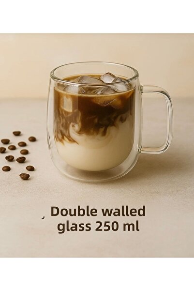 ARVALE 4 Pieces Berri Double Wall Heat Preservation Mug Cup Coffee Cup Set