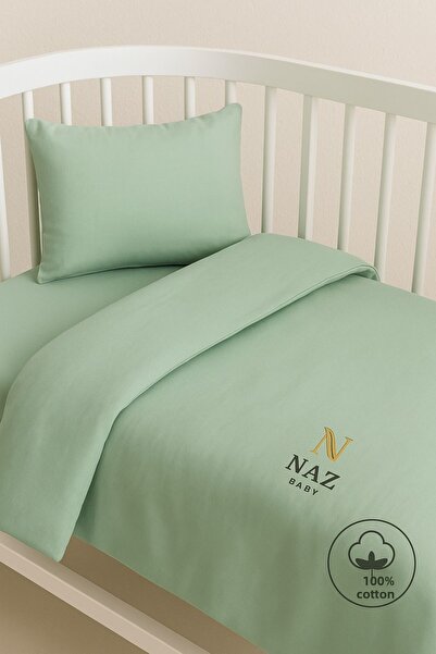 nazbaby طقم غطاء لحاف أطفال من القطن الخالص 100%، 3 قطع