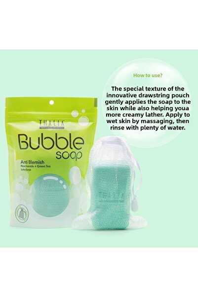 Thalia Fiber Soap with Niacinamide and Green Tea Extract that Helps Remove Blemishes and Revitalize 140gr
