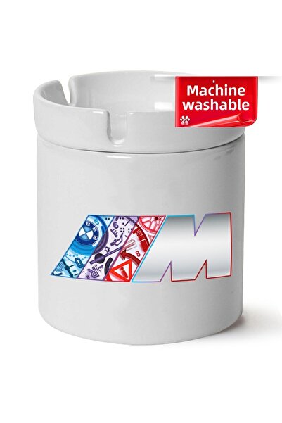 BİBANAPROMOSYON Σταχτοδοχείο από πορσελάνη με λογότυπο Bmw M με τύπωμα (Kl-Ot...