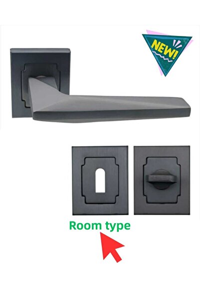 ARON Sofuoglu New Luxury Space (Room Type) Door Handle (Matte Anthracite) Aluminum / Steel