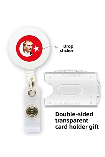 doktorbonem Suport pentru carduri cu portret Ataturk Protector pentru carduri...