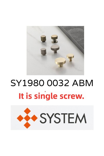 System Sy1980 0032 Abm Antique Yellow Color Modern Single Handle