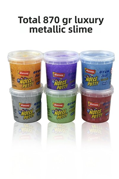 Venino 870 جرام 6 ألوان معدنية - سلايم جاهز