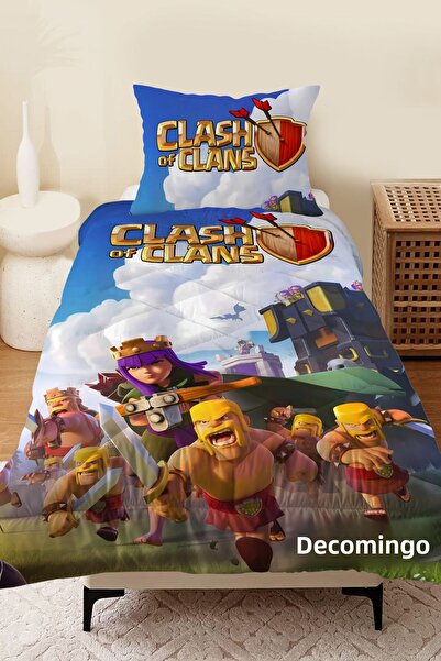 dekomingo SET DE PENTRU CAMERĂ DE COPII CU MODEL CLASH OF CLANS