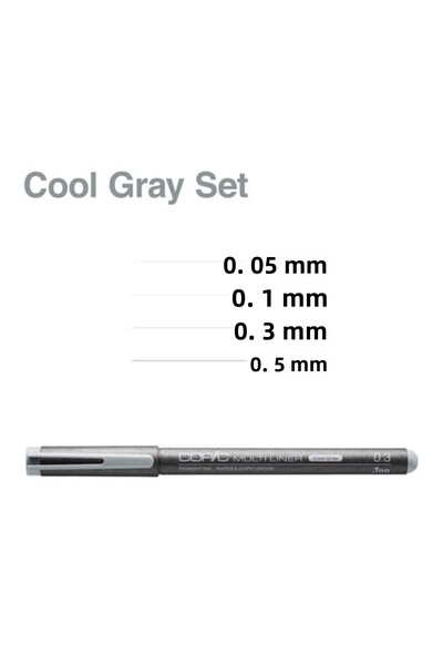 Copic Multiliner Classic Cool Grey 0.3 mm Drawing Pen