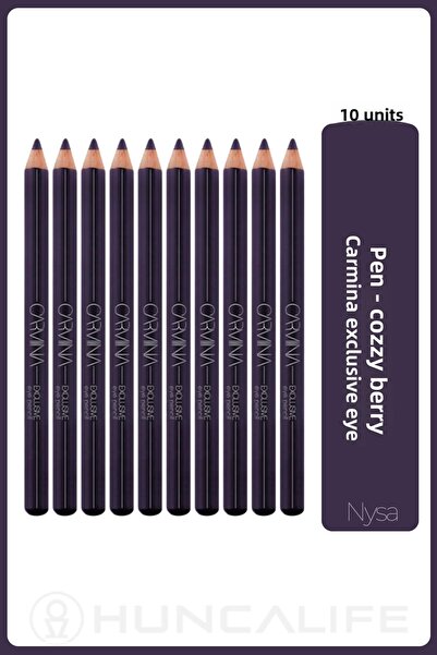 Huncalife Exclusive Eye Pencil - Cozzy Berry - 10 Pieces
