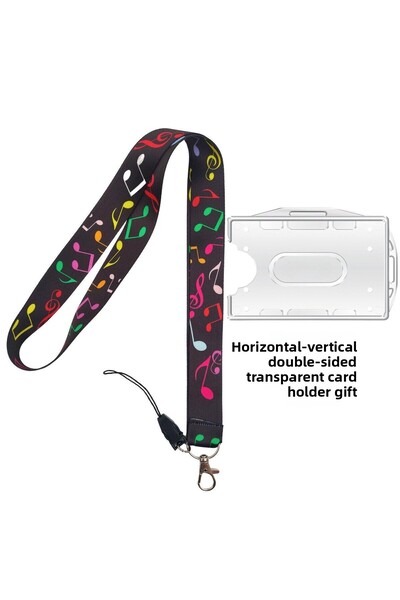 doktorbonem Curea pentru carduri muzicale cu note muzicale colorate Curea pen...