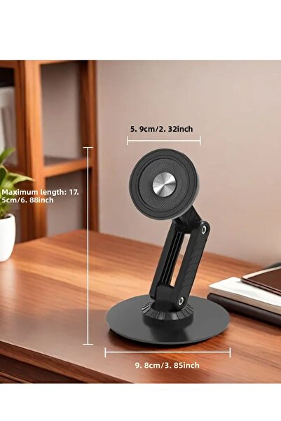 EXENAR Desktop Phone Holder Magsafe Magnet Metal Base 360 ​​Degree