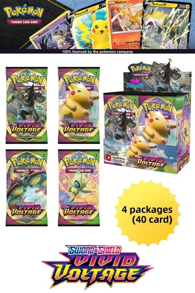 hediyecik Pokemon Tcg Sword&Shield Vivid Voltage Trading Card - Pokemon Game ...