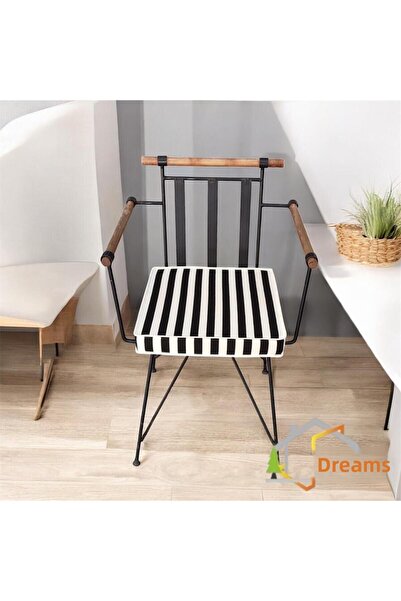 DÜŞLER EV TEKSTİLİ 40x40, negru, alb, cu dungi, rezistent la apa si la pete, ...