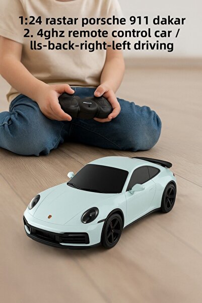 TOYFEST 1:24 Rastar Porsche 911 Dakar 2.4Ghz Remote Control Car |   Forward-B...