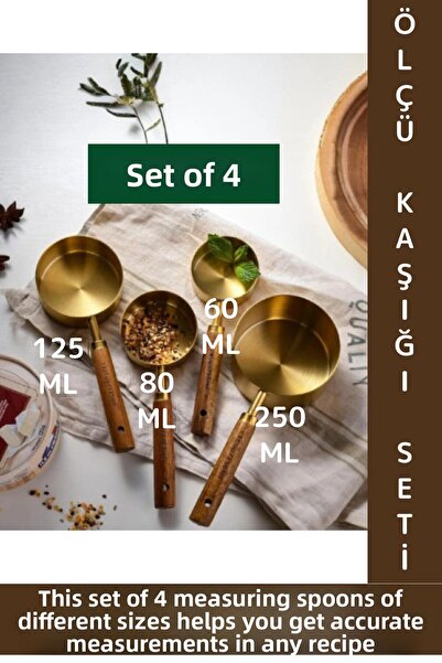 Wintoup Practical Kitchen Meal Prep Pulses Liquid Measurement Aesthetic Gold ...