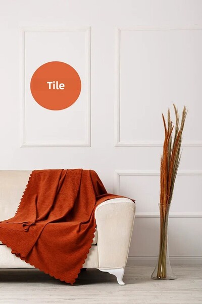 Hig Store غطاء أريكة مزدوج الجوانب من قماش الشنيل / غطاء سرير أريكة مقاس 175 × 215