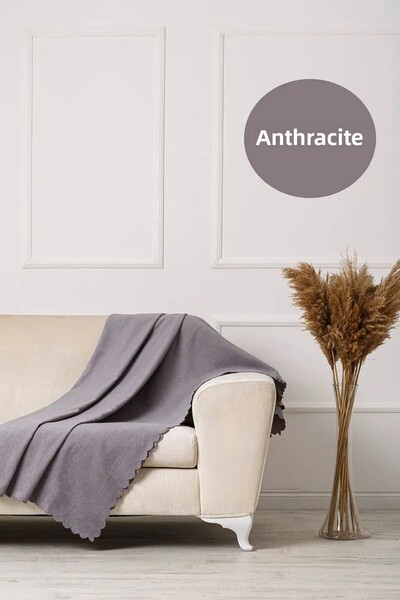 Hig Store غطاء أريكة مزدوج الجوانب من قماش الشنيل / غطاء سرير أريكة مقاس 175 ...