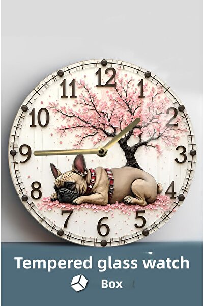 kutuTR The Moment When Elegance and Loveliness Meet 3D View Tempered Glass Watch – 33 cm Csdw325