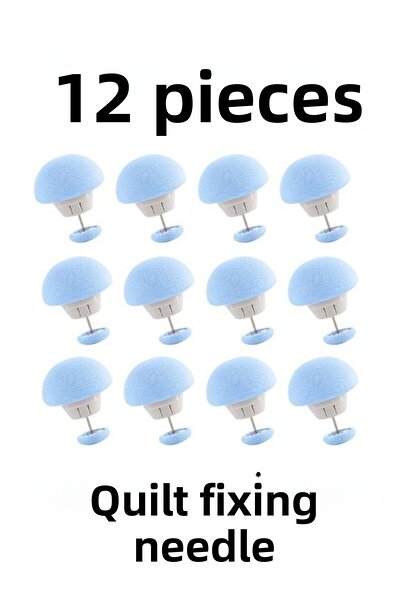 Tiesa Home 12 bucăți cearșaf de pat husă pilota de fixare cu clemă pentru butoane fixator albastru