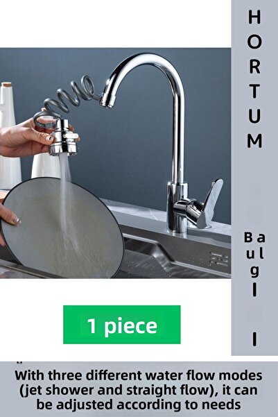 Wintoup رأس صنبور قابل للتمديد بثلاث وظائف مع خرطوم مرن موفر للمياه عالي الجودة