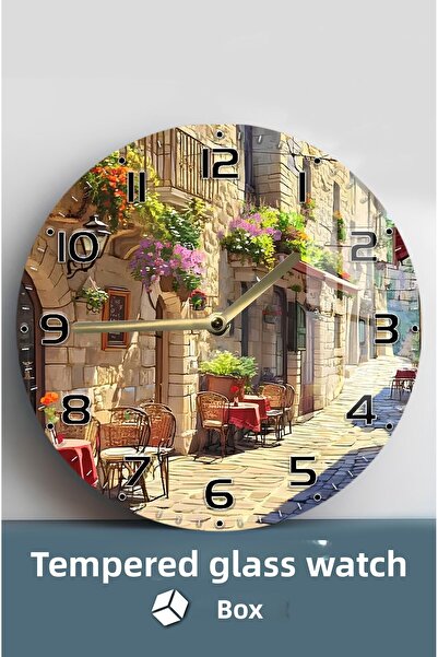 kutuTR Moments When Elegance and Grace Meet 3D View Tempered Glass Watch – 33 cm Csdw337