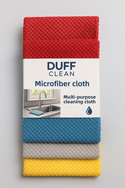 DUFF CLEAN الجيل الجديد من قماش التنظيف الاحترافي المصنوع من الألياف الدقيقة ...