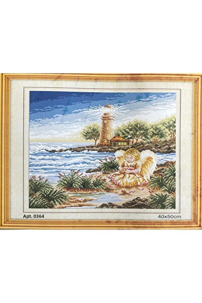 iğne izi Tapestry Etamine Embroidery Set 40X50 cm 364