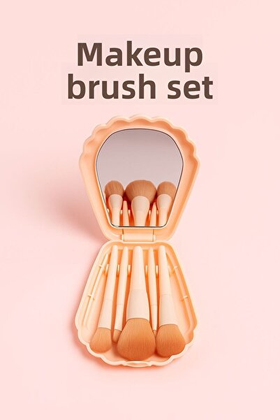 DUFF PEL Set de 5 mini perii pentru machiaj de călătorie, complet funcționale...