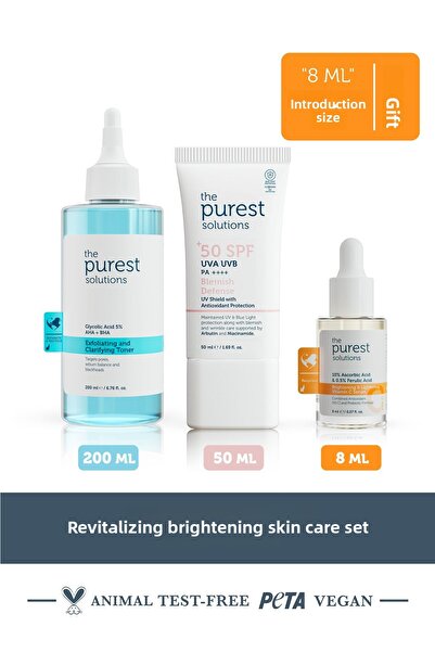 The Purest Solutions Set de îngrijire a pielii pentru strălucire revitalizantă