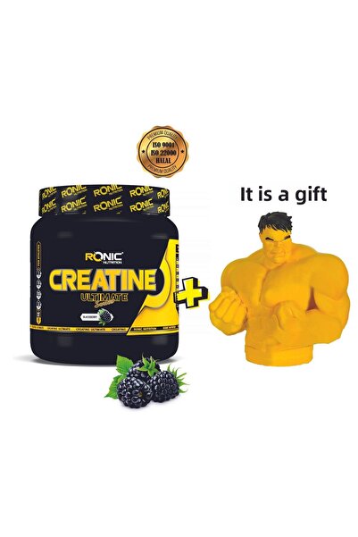 Ronic Nutrition كرياتين ألتيميت 700 جرام بنكهة التوت الأسود مع هدية رونيك هالك