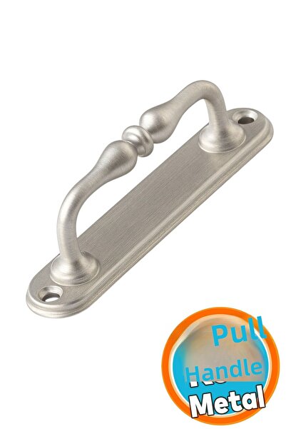 NZB مقبض سحب للباب المعدني مقاس 12 سم، مقبض معدني، أدراج خزانة الأثاث، ساتان