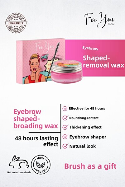 For You Gold Nourishing Eyebrow Styling & Fixing Wax (EYEBROWN SHAPER WAX) 50 ml