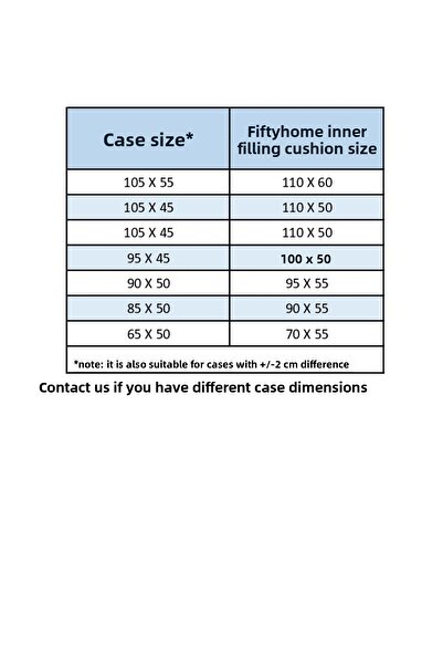 Fifty Home 4 Seat Back Cushions - Custom Sizes - Large Back Throw Cushion - Seat Back Cushion