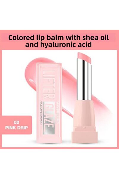 Maybelline New York Lifter Glaze Tinted Lip Balm with Shea Butter and Hyaluro...