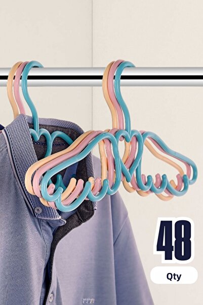 Beray 48 закачалки за дрехи Angel Hanger - различни цветове