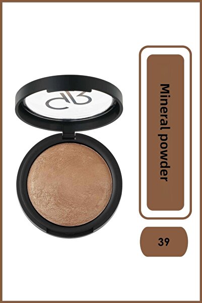 Golden Rose Mineral Terrabaked Powder No: 09 Rose Beige - Mineral Effect Bake...